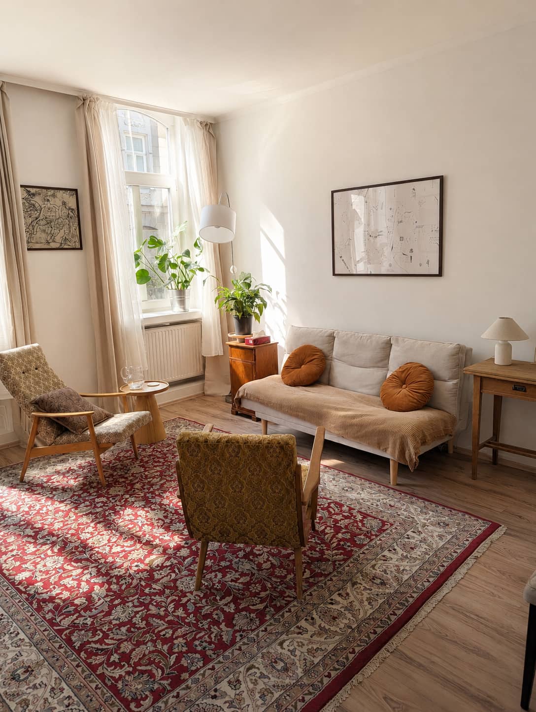 Therapiezimmer der Praxis für Psychotherapie Victoria Theuer in Wien